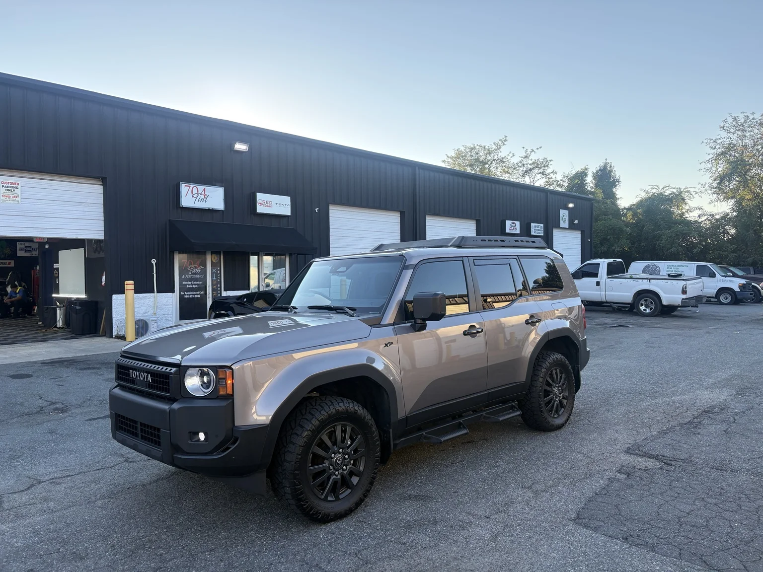 Toyota Land Cruiser at 704Tint in Charlotte — SUV window tint
